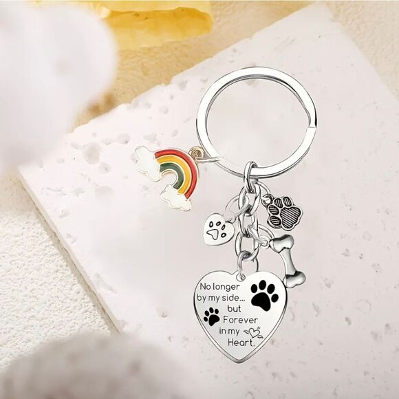 NEW! Pet Memorial Keychain, “I Loved You My Whole Life…” - Picture 4 of 4